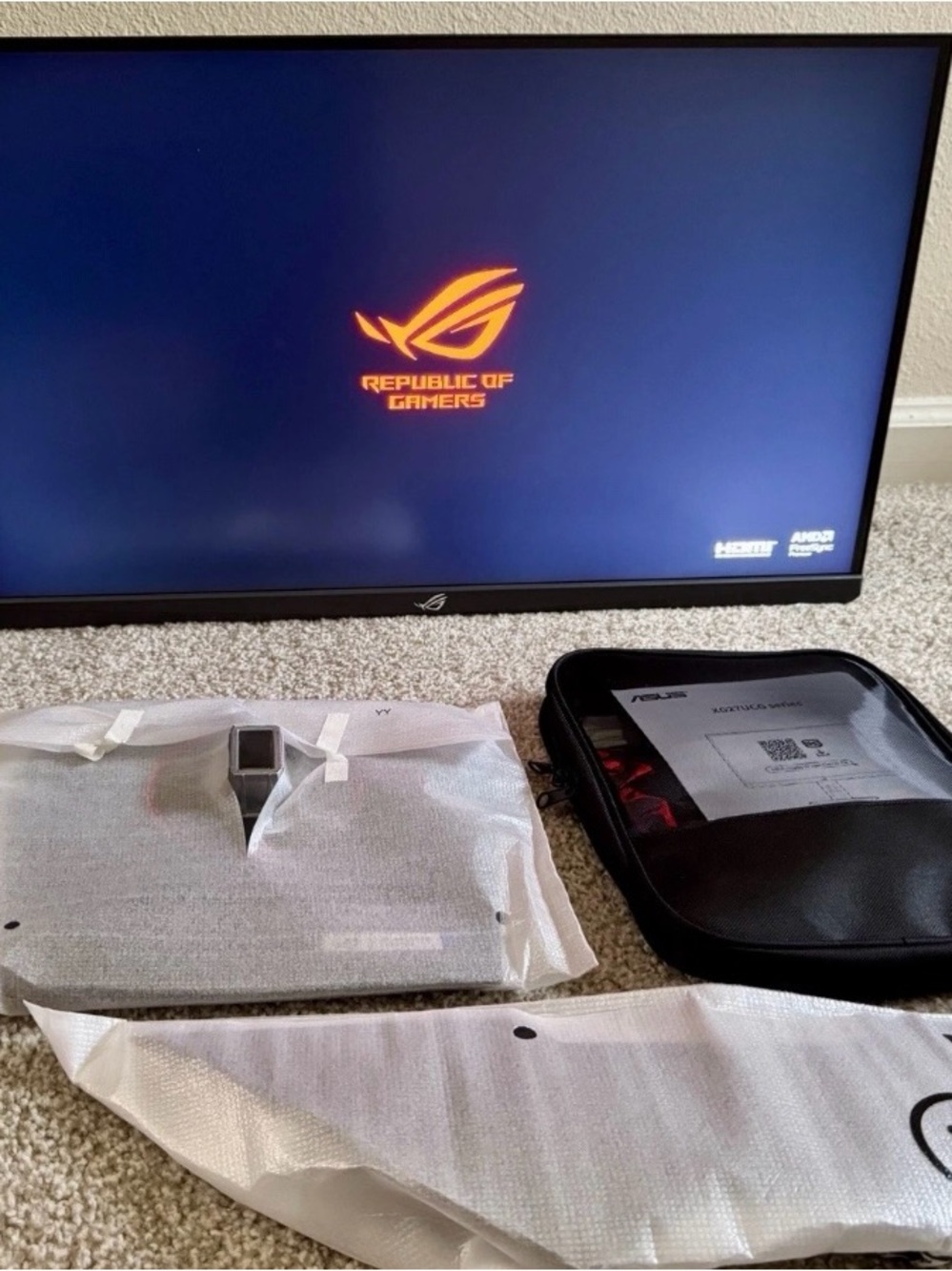 ASUS ROG XG27UCG Gaming Monitor - Black